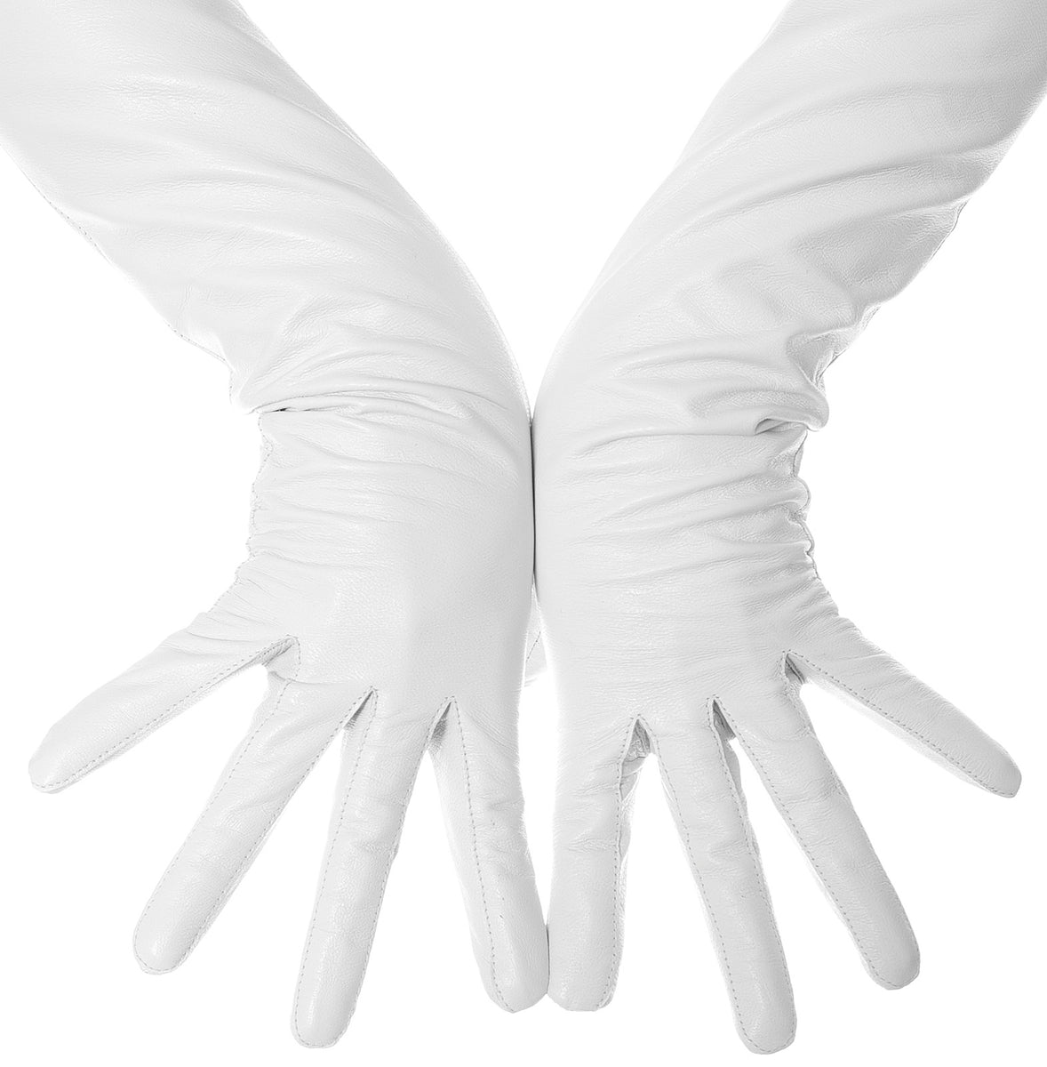 Where to buy long deals white gloves